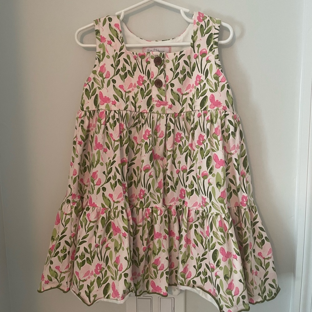 Sweet Honey floral toddler dress